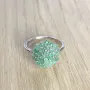 Срібна каблучка SilverBreeze з натуральним смарагдом (1234839)