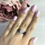 Серебряное кольцо SilverBreeze с керамикой 18 (1579350)