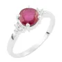 Серебряное кольцо SilverBreeze с натуральным рубином 1.81ct 17 размер (1634517)