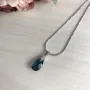 Серебряная подвеска SilverBreeze с топазом Лондон Блю 3.743ct (1652817)
