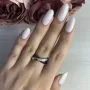 Серебряное кольцо SilverBreeze с керамикой 17 (1765036)
