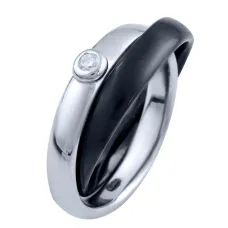 Срібна каблучка SilverBreeze з керамікою 17 (1765036)