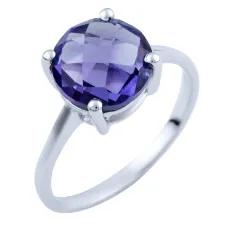 Срібна каблучка SilverBreeze з олександритом 3.625ct 17.5 розмір (1825518)