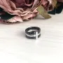 Серебряное кольцо SilverBreeze с керамикой (1903919) 17 размер