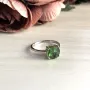 Серебряное кольцо SilverBreeze с султанитом 2.66ct (1948477) 17.5