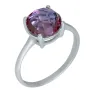 Серебряное кольцо SilverBreeze с султанитом 2.66ct (1948477) 17.5