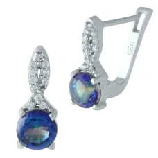 Срібна каблучка SilverBreeze з натуральним містик топазом 1.257ct (1959022)