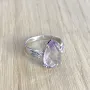 Серебряное кольцо SilverBreeze с натуральным аметистом 17 размер (1966013)