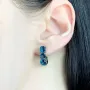 Срібна каблучка SilverBreeze з натуральним топазом Лондон Блю 3.55ct (1986561)