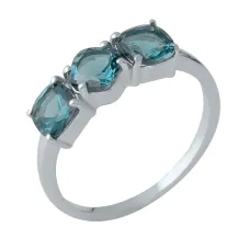 Серебряное кольцо SilverBreeze с натуральным топазом Лондон Блю 1.443ct (1988473) 17 Серебряное кольцо SilverBreeze с натуральным топазом Лондон Блю 1.443ct (1988473) 17