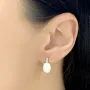 Серебряные серьги SilverBreeze с опалом 2.065ct (2018551)