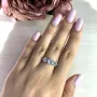 Серебряное кольцо SilverBreeze с натуральным топазом 1.5ct (2018858) 17 размер