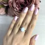 Серебряное кольцо SilverBreeze с опалом 17  (2018544)