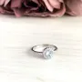 Серебряное кольцо SilverBreeze с натуральным топазом (2018827) 17.5 размер