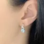 Серебряные серьги SilverBreeze с натуральным топазом 3.625ct (2018735)