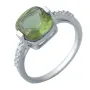 Серебряное кольцо SilverBreeze с Султанит султанитом 17 (2020080)