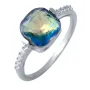 Серебряное кольцо SilverBreeze с натуральным мистик топазом 2.568ct (2016984) 17.5 размер
