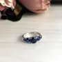 Серебряное кольцо SilverBreeze с сапфиром nano (2021698) 17