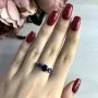 Серебряное кольцо SilverBreeze с сапфиром nano (2021698) 17
