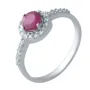 Серебряное кольцо SilverBreeze с натуральным рубином 1.198ct 16.5 размер (2021513)