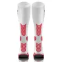 Спортивные компрессионные гольфы Sesto Senso Sport Kompression 35-38 Бело-красный с черным (sns0155)