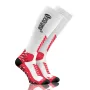 Спортивные компрессионные гольфы Sesto Senso Sport Kompression 35-38 Бело-красный с черным (sns0155)