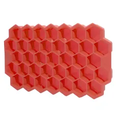Силиконовая форма для льда CUMENSS Соты 205х120 мм Red (3474-10051)