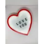 Светильник-ночник Сердце Light up message board с посланием Красный (Bnw124109)