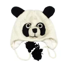 Шапка з вушками Kathmandu Animals Panda Оно size Білий + Чорний (22951)