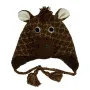 Шапка с ушками Kathmandu Animals Giraffe Оne size Коричневый (23071)