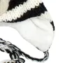 Шапка з вушками дитяча Kathmandu Animals Zebra Оно size Білий + Чорний (22900)