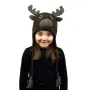 Шапка з вушками дитяча Kathmandu Animals Moose Оne size Сірий (23039)