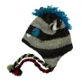Шапка з вушками дитяча Kathmandu Animals Monster One Size Сірий + Чорний (22929)