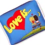 Подушка Fun Love is Синій (Ner102061)
