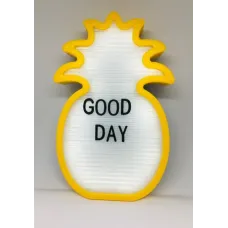 Нічний світильник Ананас Light up message board з посланням Жовтий (uq124108)