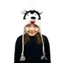 Шапка з вушками дитяча Animals Husky Kathmandu Оно size Чорно-білий (23043)