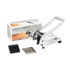 Машинка для нарізки картоплі фрі Potato Chipper Срібляста (300018) Машинка для нарізки картоплі фрі Potato Chipper Срібляста (300018)