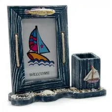 Фоторамка с подставкой для ручек Море Delizia 20х18,5х6 см (DN25279) Фоторамка с подставкой для ручек Море Delizia 20х18,5х6 см (DN25279)