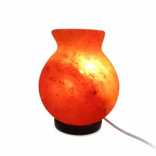 Соляная лампа No Brand Ваза из гималайской соли 17x12 см Разноцветный (DN25676)