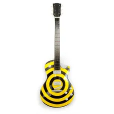 Гитара миниатюра дерево GUITAR GL SPIRAL YELLOW 24 см желтый (DN29838)