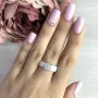 Серебряное кольцо SilverBreeze с керамикой (1579343) 17.5 размер