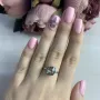 Серебряное кольцо SilverBreeze с натуральным мистик топазом 2.12ct (1734346) 17.5 размер