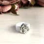 Серебряное кольцо SilverBreeze с керамикой (1734452) 18.5 размер