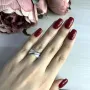 Серебряное кольцо SilverBreeze с керамикой (1765043) 18 размер