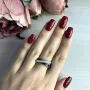 Серебряное кольцо SilverBreeze с керамикой 1903988 18 размер