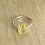 Серебряное кольцо SilverBreeze с цитрином nano (1917473) 17 размер