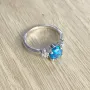 Серебряное кольцо SilverBreeze с опалом 1920244 17 размер