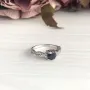Срібна каблучка SilverBreeze 1930212 з натуральним сапфіром 18