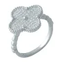 Серебряное кольцо SilverBreeze с фианитами 2000174 16.5 размер