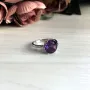 Срібна каблучка SilverBreeze з олександритом 7.49ct (2002338)